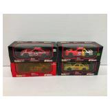 (4) Racing Champions 1:24 Scale Diecast NASCAR Stock Car Replicas