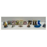 Decorative Ceramic Baskets, Glass Pieces and Figurines