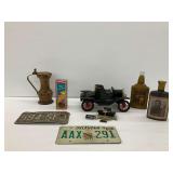 Decanters, Novelty Toy, Home Decor and License Plates