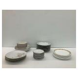 Multiple Ceramic and Glass Dinnerware Including Corelle and Sango