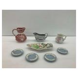 Vintage Ceramic Tableware Pieces Including Mason and Wedgwood