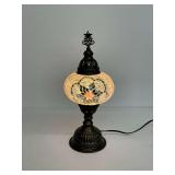 Mosaic Table Lamp with Star Motif...works