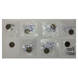 (8) Littleton Coin Company Nickels