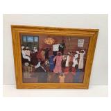 Framed African American Church Choir Art Print