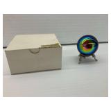 Iridescent Sphere with Stand and Box
