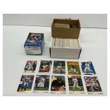 Baseball and Racing Trading Cards with Storage Boxes