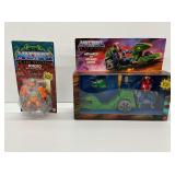 Masters of the Universe Origins Action Figures Roboto and Mekaneck with Ground Ripper