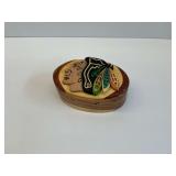 Handmade Blackhawks Wooden Puzzle Box with Locking Mechanism