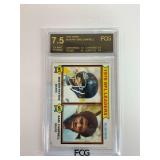 1979 Topps Walter Payton and Earl Campbell Graded Card