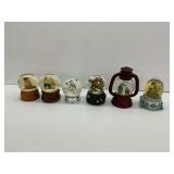(6) Decorative Snow Globes and Water Globes