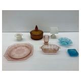 Vintage Glass Tableware Assortment