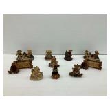 Group of Boyds Bears Figurines