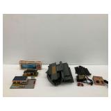 Model Train and Slot Car Lot with Lionel Freight Carrier Box