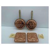 Copperware Molds with Well Equipped Kitchen Tags