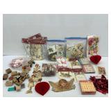 Craft Supplies and Rubber Stamps with Diecut Decorations