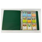 Trading Card Binder with Pokeman Cards...11 Pages