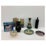 Group of (8) Decorative Items and Household Items