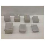 Group of Plastic Trading Card Holders
