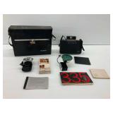 Polaroid 335 Automatic Land Camera with Flashbulb Kit and Case