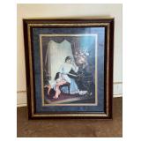 Framed Print by Fran D. Giacomo Titled Mother May I Play