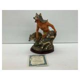 Season of the Wolf Figurine with Certificate of Authenticity