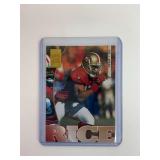1995 Collector Edge Jerry Rice 49ers Black Label Football Card