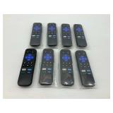 (8) Roku TV Remote Controls