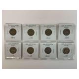 (8) Jefferson Nickels