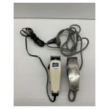 (2) Electric Hair Clippers: Wahl Homecut and Andis Groom Clipper... both work