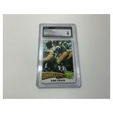 1975 Topps Dan Fouts Graded Card