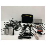 Electronics Including VTech Cordless Phone, Protocol Speaker, and Accessories