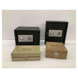 (4) Safes and Lock Boxes