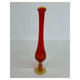 Fenton Amberina Art Glass Vase