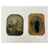 (2) Early Tintype Photographs