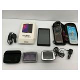 Electronics Lot with Alcatel Tablet (New) and GPS Units