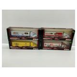 (4) Racing Champions 1.64 Scale Diecast Racing Team Transporters