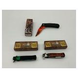 (3) Folding Knives with Boxes