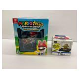 Nintendo Switch Mario and Rabbids Collector Edition and Hori Amiibo Case