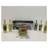Small Kitchen Appliances and Decorative Bottles
