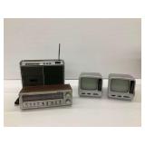 Portable Radios and Televisions (TVs have no cords)