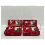 (4) Boxes of Cristal de Flandre Salzburg 24 Percent Lead Crystal Stemware