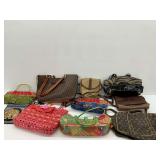 Assorted Purses and Handbags