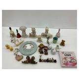 Porcelain and Wooden Figurines and Other Home Decor
