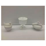 Milk Glass Tableware