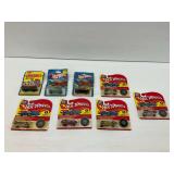 (8) Diecast Model Vehicles with Matchbox and Hot Wheels Packaging