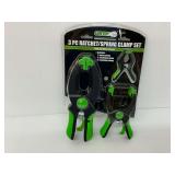 New Grip 3-Piece Ratchet and Spring Clamp Set