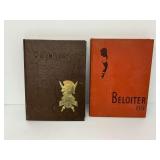 (2) Beloit Memorial High School Yearbooks