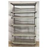 5-Tier Plastic Storage Shelf Unit