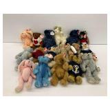 Ty Plush Animals With Heart Tags