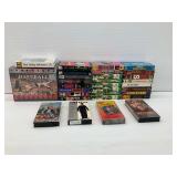 VHS Tapes Including Ken Burns Baseball and Feature Films